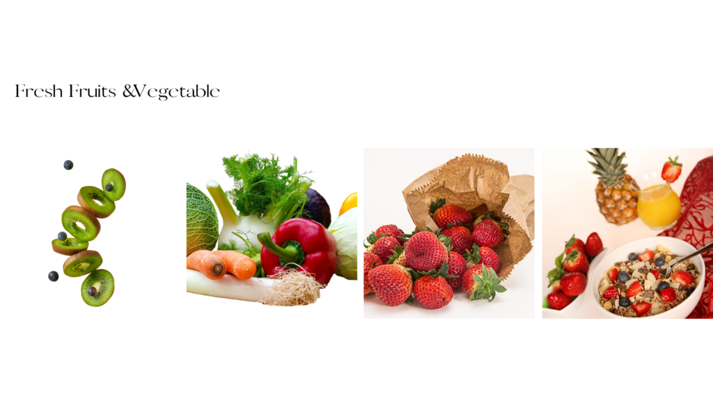 fresh fruits & vegetabole