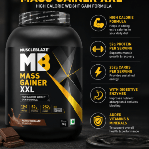 muscleblaze mass gainer xxl powder,